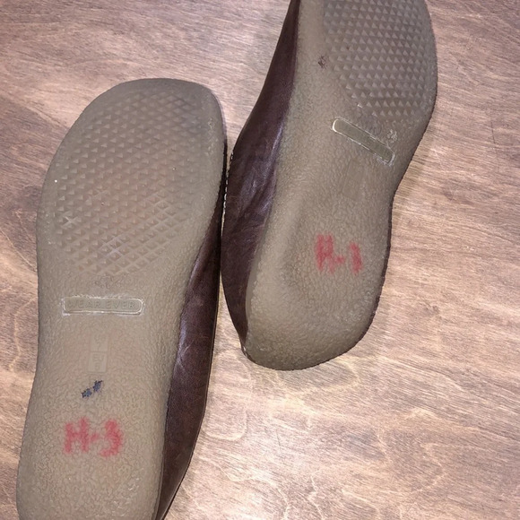 Aerosoles size 7 brown leather slip on loafers - Picture 6 of 7